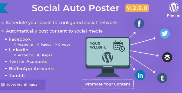 SOCIAL AUTO POSTER – WORDPRESS PLUGIN